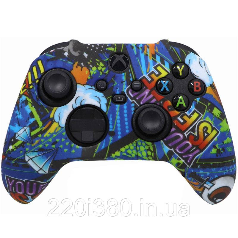 Силіконовий чохол для джойстика Xbox Series X / S (графіті music)