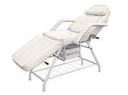 Косметологічна кушетка 3-х секційна модель 3557A, БЕЖЕВА