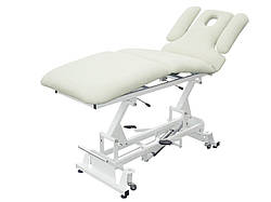 Масажний стіл модель 289-В БІЛИЙ з гідравлічним регулюванням висоти масажна кушетка