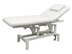 Масажний стіл модель 269 (2 мотори) БІЛИЙ з електромотором масажна кушетка