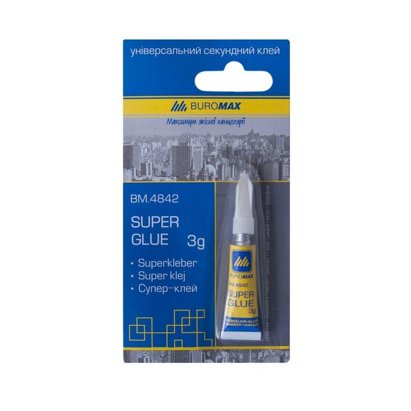 Супер-клей "Buromax" BM.4842 G-Rich, фото 1