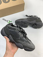 Кросівки Adidas Yeezy Boost Yeezy 500 Utility Black Чорні кросівки Адідас