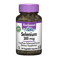 Селен 200мкг, Bluebonnet Nutrition, 90 вегетаріанських капсул