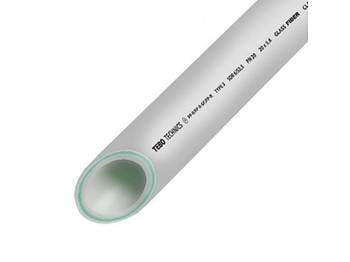 Труба Tebo PPR PN20 скловолокно Ø25 сіра