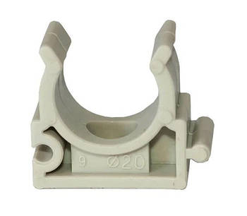 Кліпса Tebo PPR Ø20 сіра