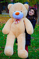 Плюшевый медведь мягкая игрушка Рафаэль 160 см Бежевый Подарок девушке