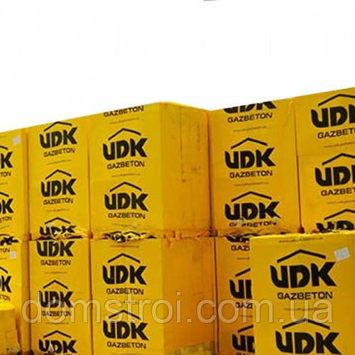 Газоблок UDK 600x200x300 D400 (50шт/пал) - фото 2 - id-p1555068093