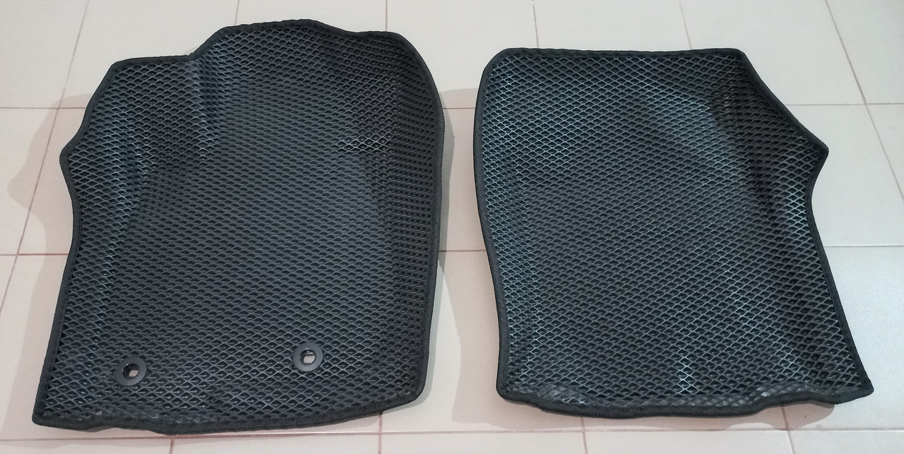 3D килимки EvaForma передні на Toyota LC Prado 150 '18-23, 3D килимки EVA