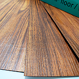 Самоклеюча вінілова плитка Темне дерево (СВП-004) Матова, фото 2