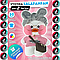 Мягкая игрушка Уточка Белая ЛаЛафанфан Утенок LaLafanfan 30см Плюшевая Игрушка Утка в одежде LaLafanfan, фото 4