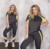 Жіночий спортивний костюм для фітнесу Жовтий