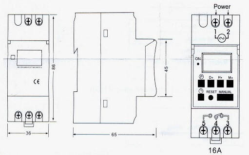 Таймер недельный ТНС 15A (ID#1491467615), цена: 345 ₴, купить на Prom.ua