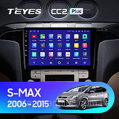 Штатна магнітола TEYES CC2Plus Ford S-MAX S MAX 1 (2006 - 2015) Android
