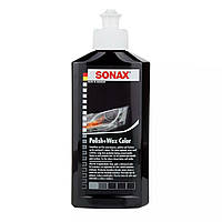 Цветной полироль с воском SONAX Polish & Wax Color NanoPro черный 250 мл (296141)