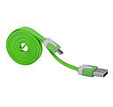 Кабель USB - micro USB 100 см Green, фото 6
