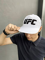 Кепка UFC Reebok мужская | женская рибок белая big black logo
