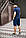 Костюм Футболка Поло синий + Шорты + Кепка Черная (с белым логотипом).  Барсетка в подарок! Nike (Найк), фото 6