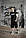 Футболка Чоловіча "Freedom" Intruder чорна сіра осінка весняна трикотажна спортивна Oversize, фото 5