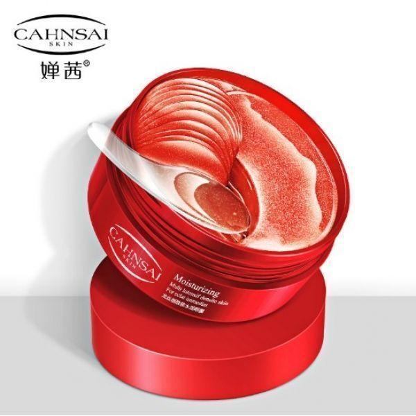 Гідрогелеві патчі під очі CAHNSAI Moisturizing Blood Dragon Niacinamide Eye Mask з ніацинамідом і червоної