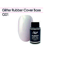 Glitter Rubber Cover Base G01 30 мл