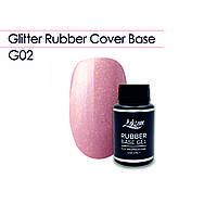 Glitter Rubber Cover Base G02 30 мл