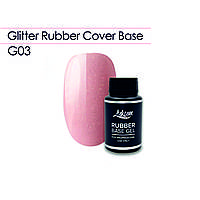 Glitter Rubber Cover Base G03 30 мл