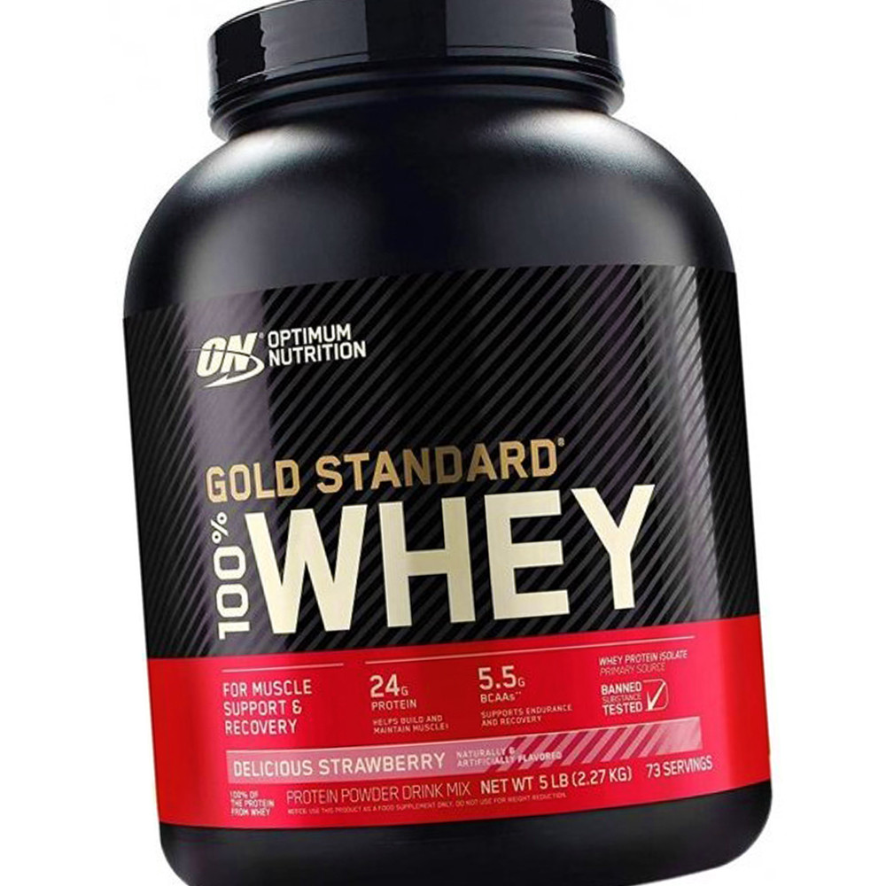 Ізолят сироваткового білка (протеїну) Optimum Nutrition 100% Whey Gold Standard 2.27 кг вей голд стандарт