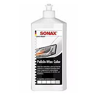Цветной полироль с воском SONAX Polish & Wax Color NanoPro белый 250 мл (296041)