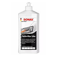 Кольорова поліроль з воском SONAX Polish & Wax Color NanoPro білий 250 мл (296041)