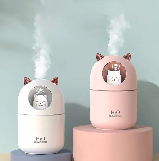 Зволожувач повітря / міні арома дифузор з RGB підсвіткою Cat