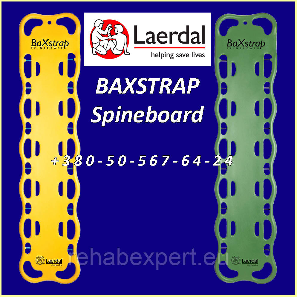 Спінальний щит для перенесення травмованих пацієнтів Laerdal BAXSTRAP Spineboard Emergency, фото 1