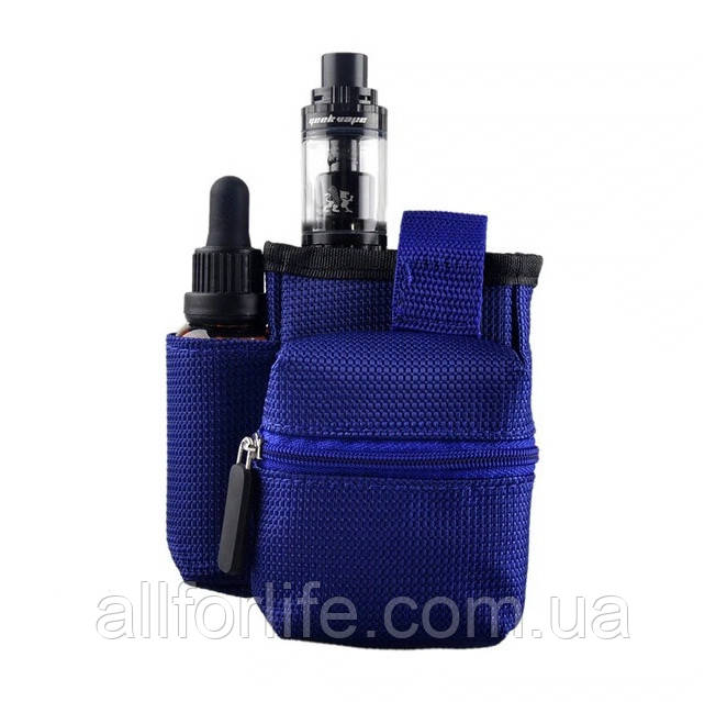 Сумка з карабіном для електронної сигарети E-cig DIY Multi-functional Hangbag Original Version синій