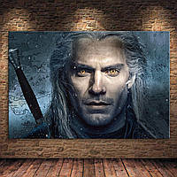 Картина интерьерная на холсте Ведьмак 2, The Witcher 120, 80, 1