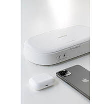 Стерилізатор ультрафіолетовий Momax UV-Box Sanitizer White (QU2W), фото 3