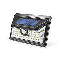 Світильник вуличний LED Stark L-5-01 Li 44 шт 2835 SMD (243000501), 450 lm, датчик руху, 2000 mAh, чорний