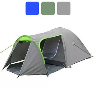 Палатка туристична тримісна 3000 мм Acamper MONSUN 3 кемпінгова, намет Сірий