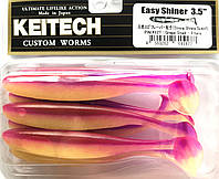 Силикон Keitech Easy Shiner 3.5" (7шт/упак) ц: PAL#12: Grape Shad