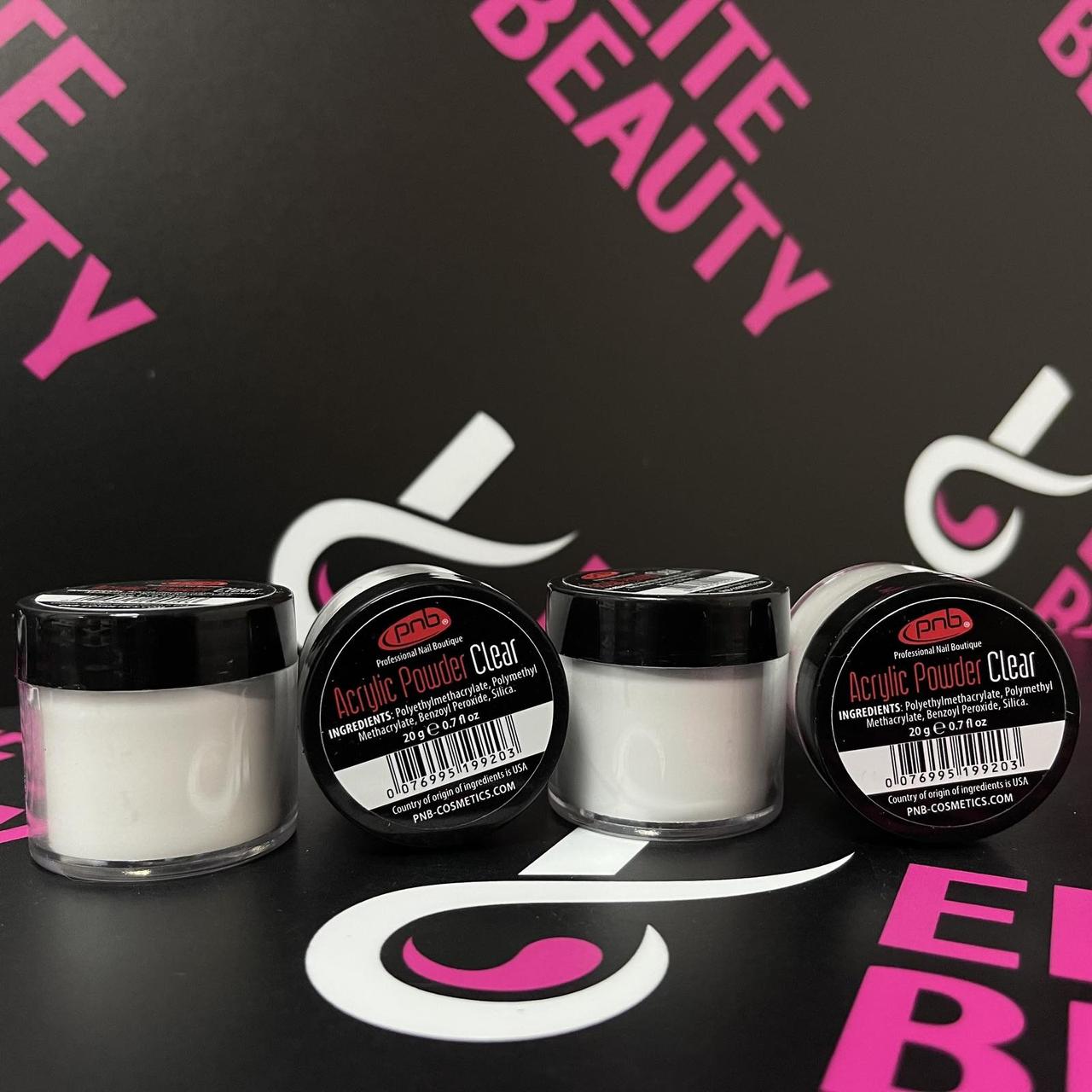 Акрилова пудра PNB Acrylic Powder Clear 20г
