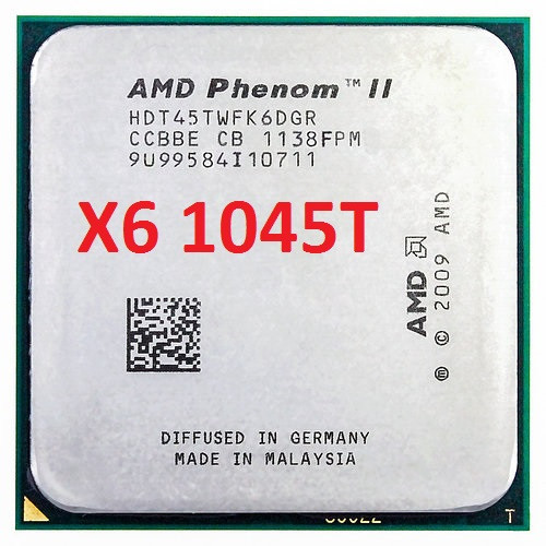 Потужний 6ти ЯДЕРНИЙ ПРОЦЕСОР AMD - SAM3 Amd PHENOM II X6 1045T 95W по 2,7 ГГц і 3,2 Ghz в режимі Turbo Core