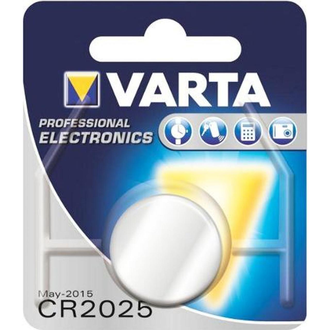 Батарейка Varta CR2025/1bl - фото 1 - id-p1555145127