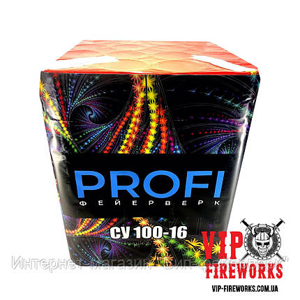 Салют "Profi" Калібр 100мм 16 пострілів "Профі" VIP СУ 100-16, фото 2