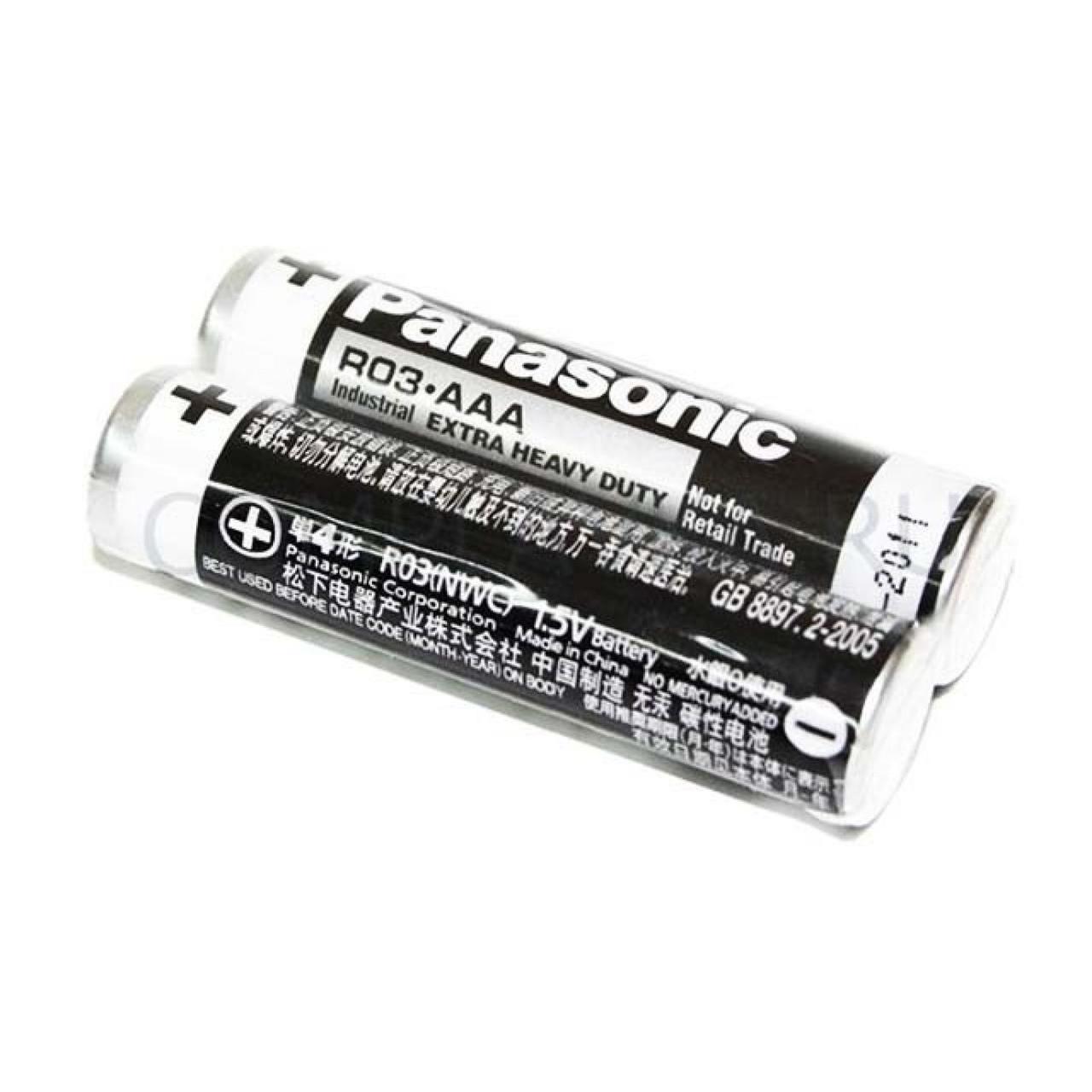 Батарейки Panasonic zinc carbon R-03 / плівка 4 шт (15) (300)