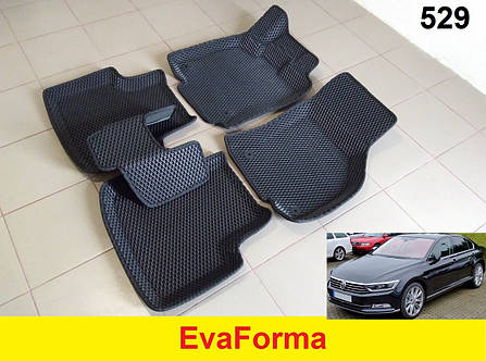 3D килимки EvaForma на Volkswagen Passat B8 '15-, килимки ЕВА, фото 2