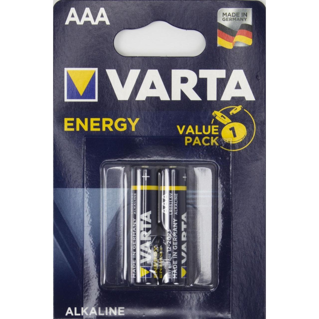 Батарейки Varta energy LR-03/блістер 2шт(20)