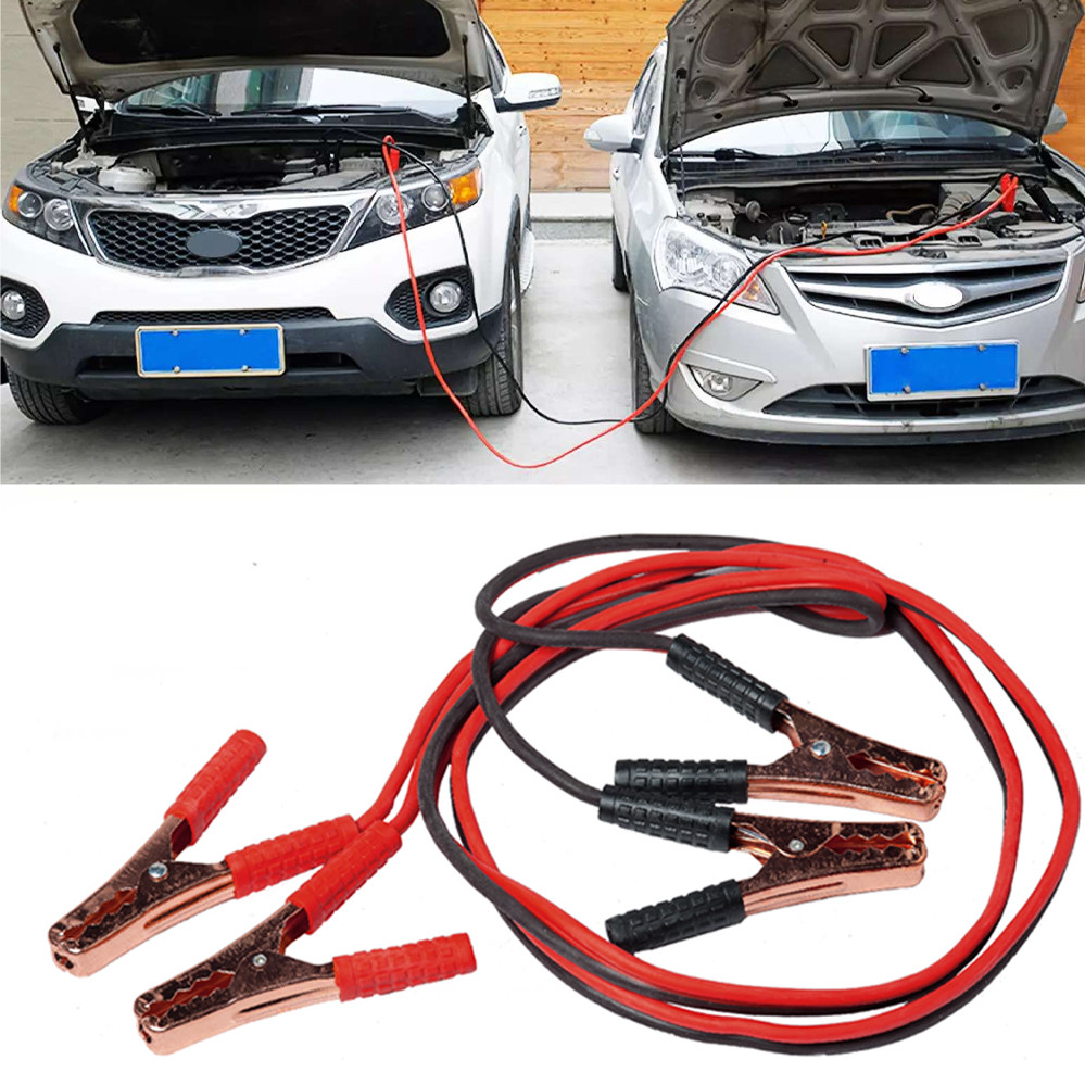 Провід для прикурювання авто із затискачами крокодили 2 м cable all copper 500 AMP стартові дроти