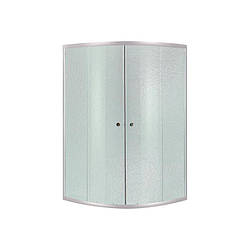 Душова кабіна Lidz Latwa SC80x80.SAT.HIGH.FR, скло Frost 4 мм без піддону