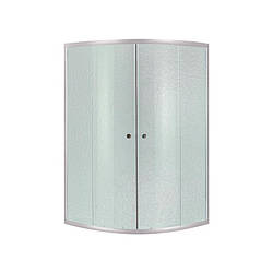 Душова кабіна Lidz Latwa SC90x90.SAT.HIGH.FR, скло Frost 4 мм без піддону