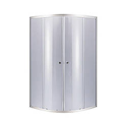 Душова кабіна Lidz Latwa SC90x90.SAT.MID.GR, тоноване скло 4 мм без піддону