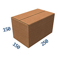 Картонна коробка / Гофроящик 250*150*150 (чотирьохклапанна)