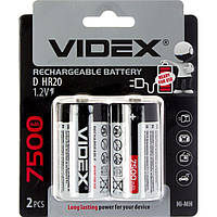 Акумулятори Videx (HR-20,7500mAh)/блістер 2шт